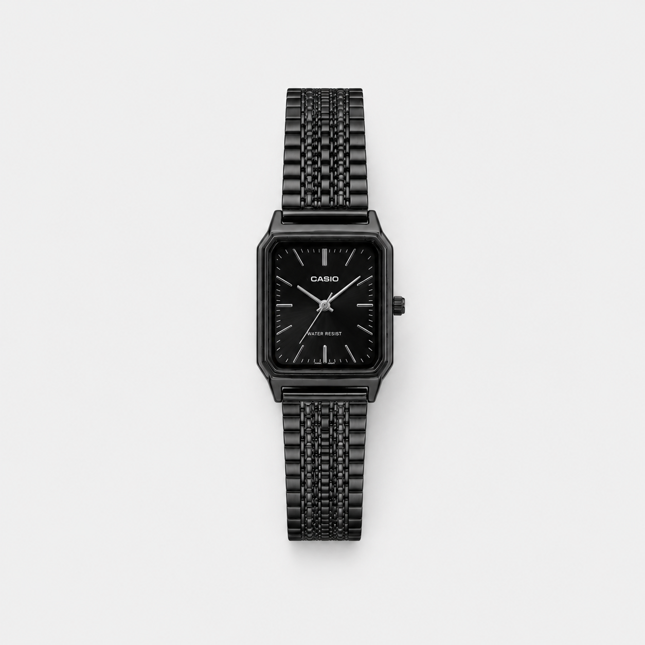 Montre Casio Unisexe LTP-B140D-1AV – Cadran Noir, Bracelet Acier Noir