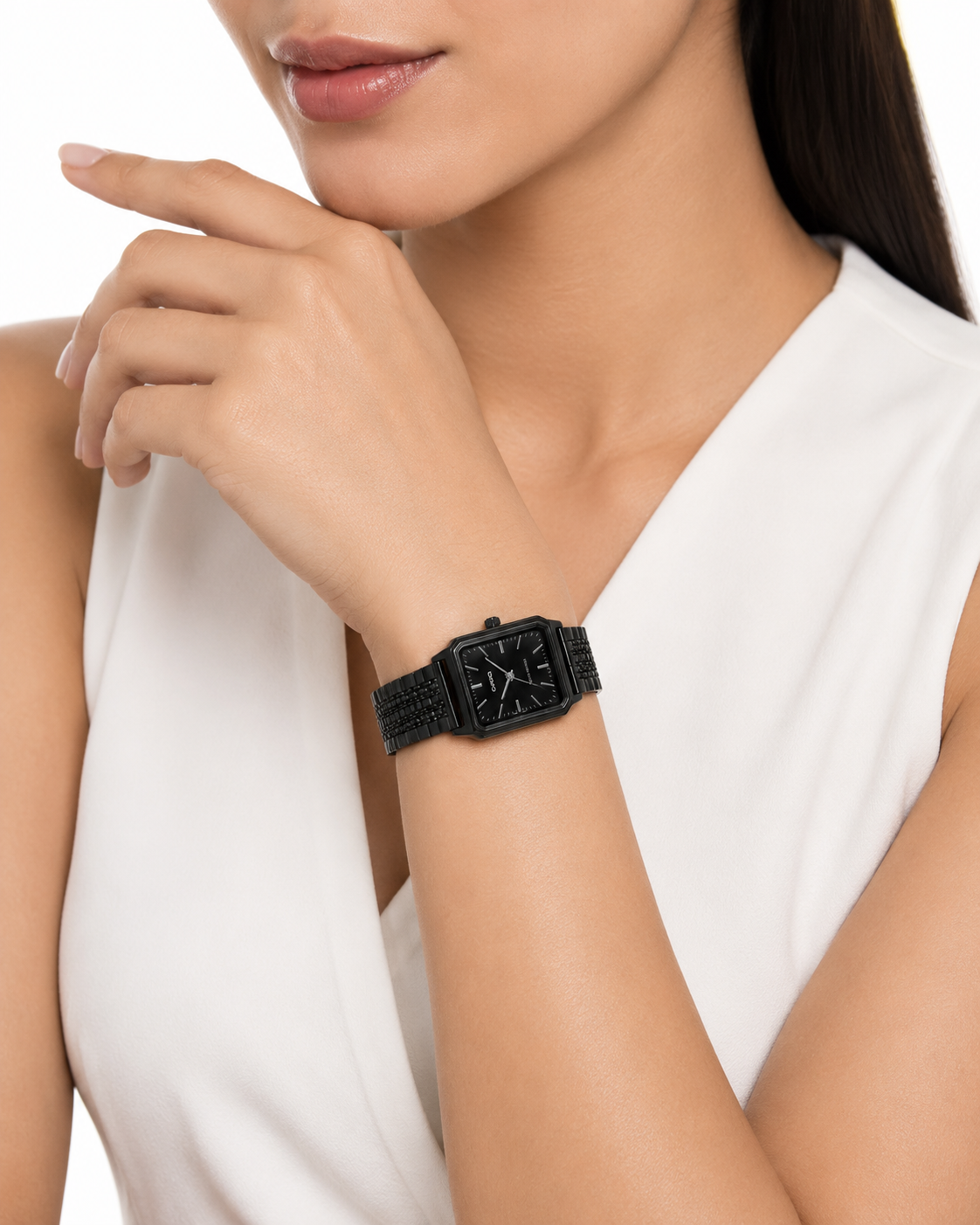 Montre Casio Unisexe LTP-B140D-1AV – Cadran Noir, Bracelet Acier Noir