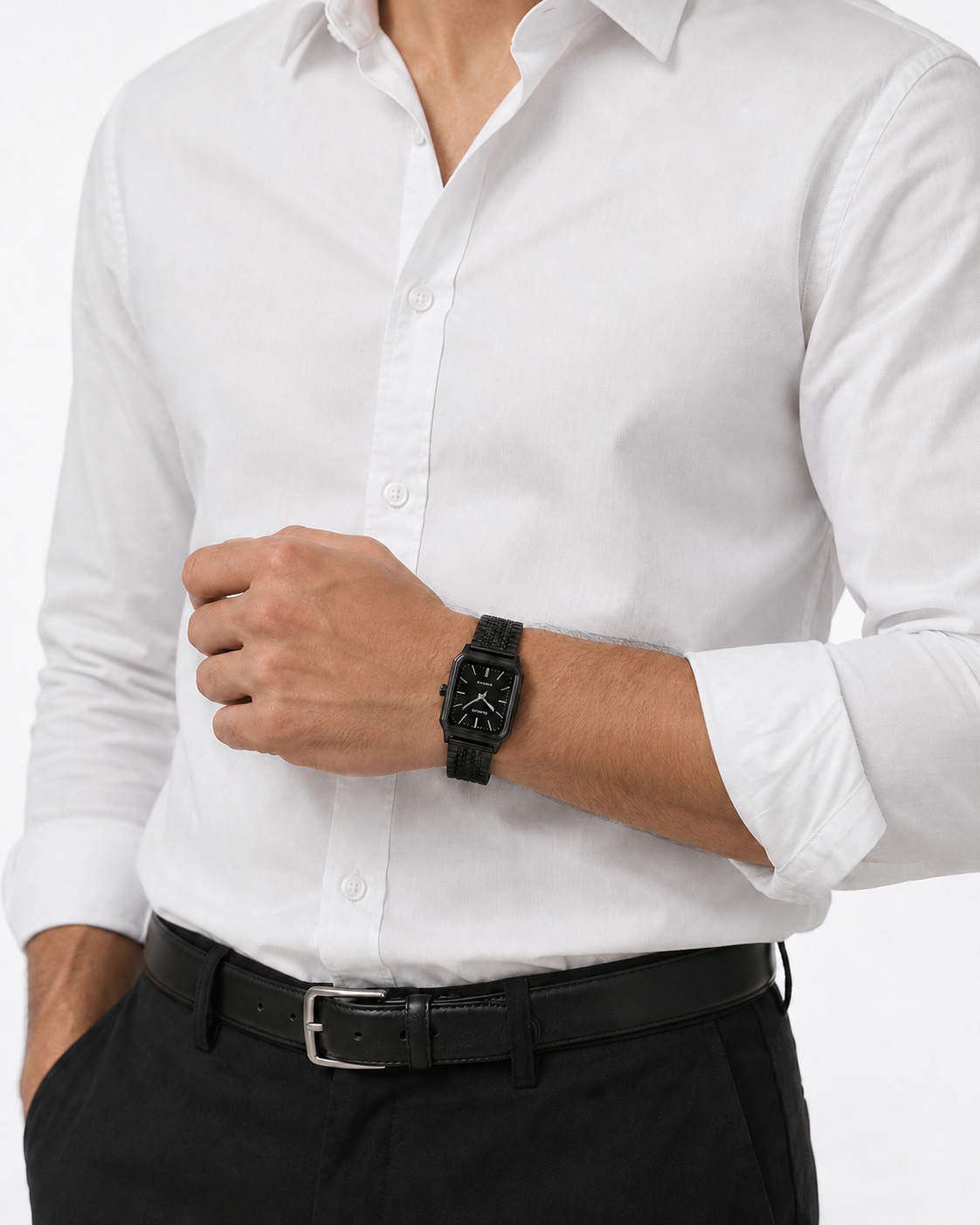 Montre Casio Unisexe LTP-B140D-1AV – Cadran Noir, Bracelet Acier Noir