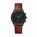 Montre Homme Calvin Klein Distinguish 25200508 Homme – Cadran Noir, Bracelet Cuir Marron