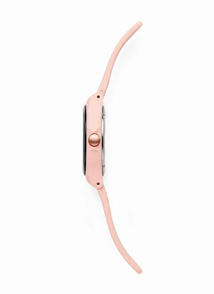 Montre Swatch Rose Poudré Scintillante avec Cadran Cristallisé