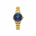 Montre OLIYA Dorée Classique – Cadran Bleu Élégant et Raffinement Intemporel