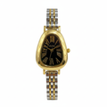 Montre OLIYA Bicolore Cadran Noir – Élégance Intemporelle et Style Raffiné